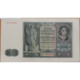 50 zlotych 1941 b a